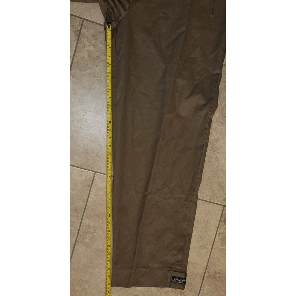 Vintage Karl Kani Pants Mens 40x34 Streetwear Walnut Brown Deadstock New NWT